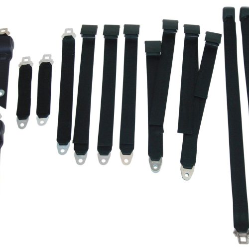 3850-70BUK Mopar 1970-71 A-body Bucket Seat Belt Set