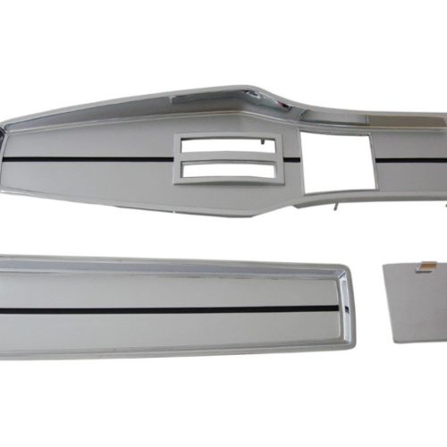 331A-6SET Mopar 1967-68 A-body Chrome Automatic Console Plate Kit