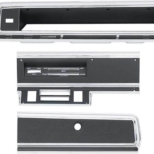 316-D67KIT Mopar 1967-69 Dodge Dart Dash Bezel Kit (no AC)