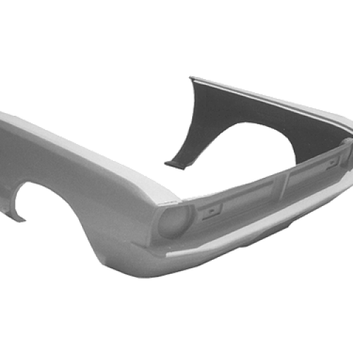 1970-1972 Dodge Dart Fiberglass Pro Front End. Also fits 1971 (Race Weight)